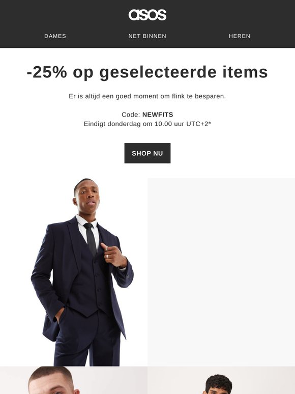 -25% op geselecteerde items