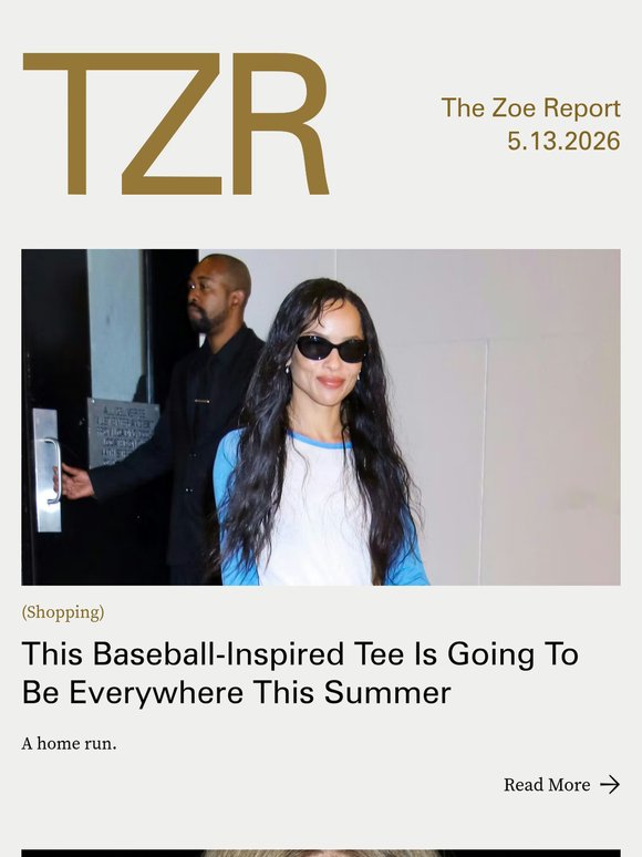This Baseball-Inspired Tee Is Going To Be Everywhere This Summer