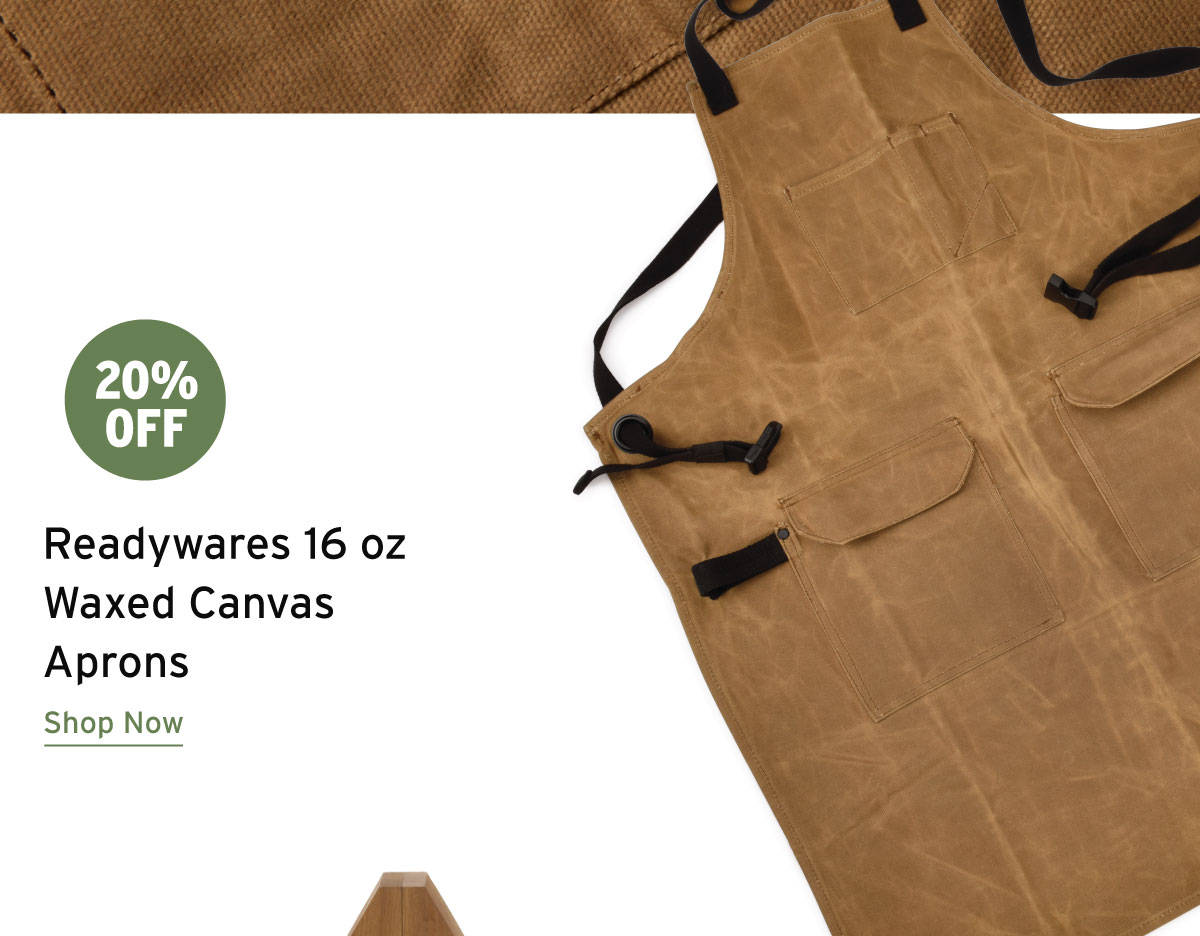 Readywares Waxed Canvas Aprons