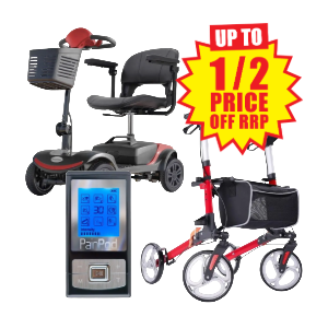 Up to ½ price off RRP Mobility & medical range
