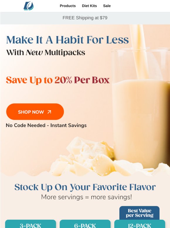 NEW: Multipack Savings Now Available Sitewide