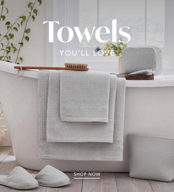 Find Towels You’ll Love. Soft to touch. Beautiful to style.