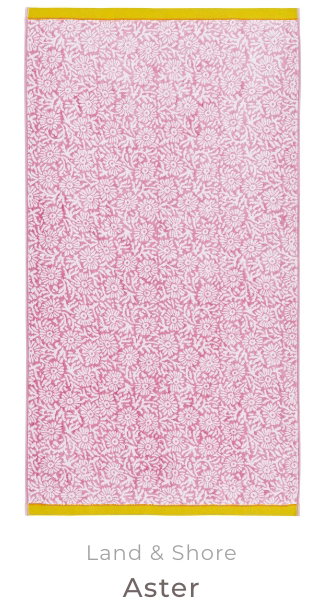 Land & Shore Aster Towels in Multi