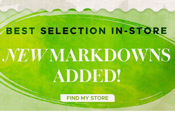 Clearance - In Store