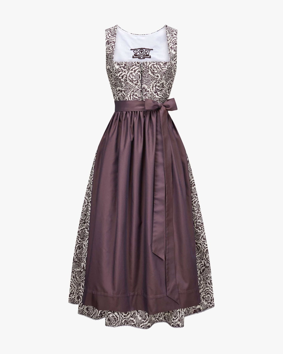 Dirndl lang mit Schürze 