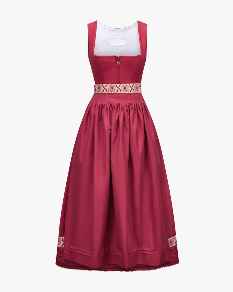 Dirndl lang mit Schürze 