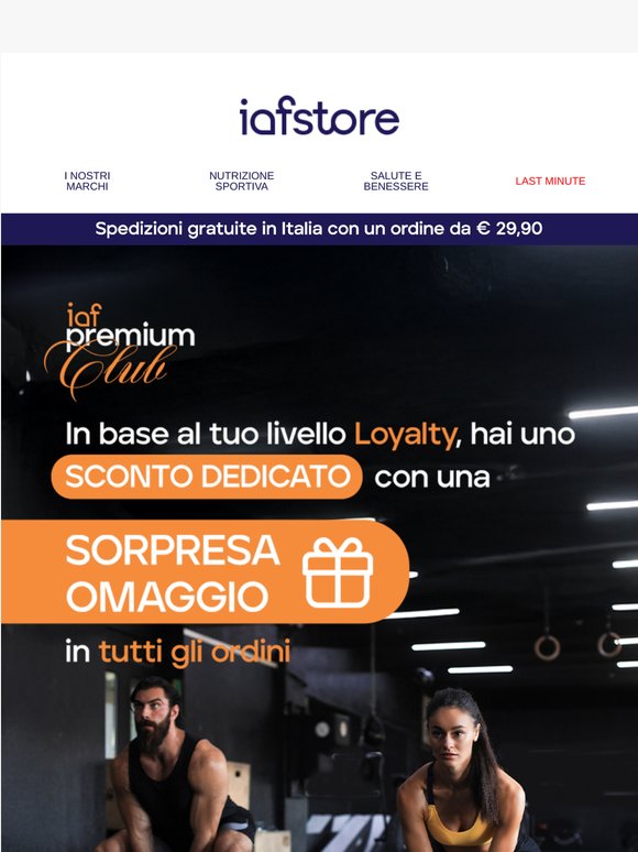 I vantaggi del nostro programma fedeltà: fino al -15% EXTRA su TUTTO + 🎁