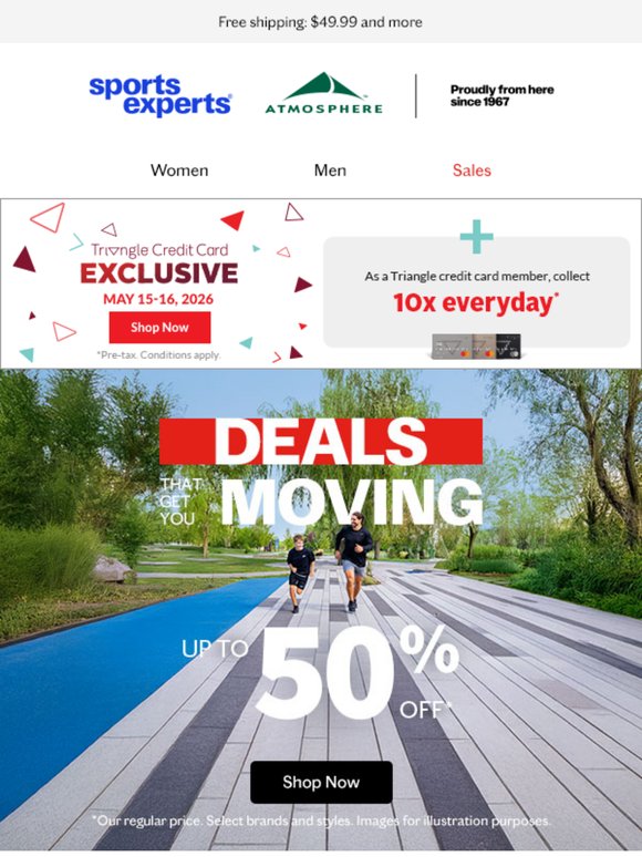 Up to 50% off 😮