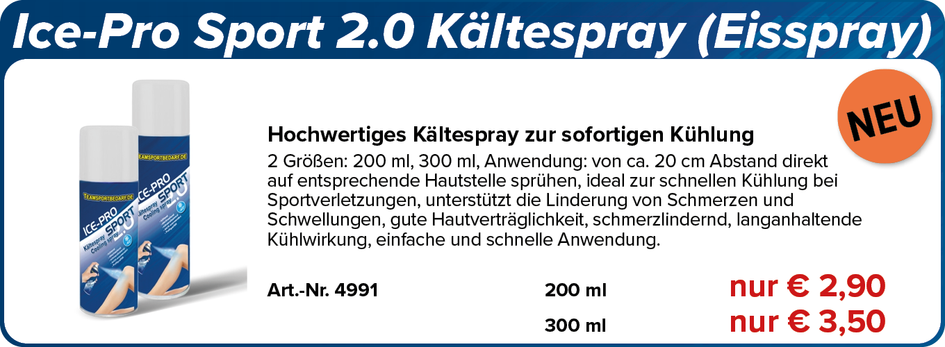 NEU! Ice-Pro Sport 2.0 Kältespray (Eisspray)