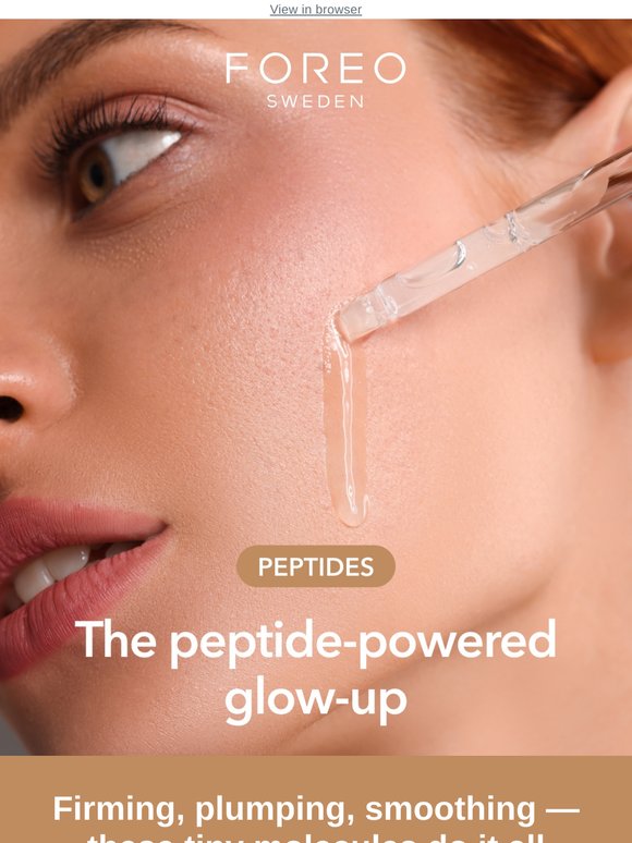 Your skin’s new obsession? Peptides 💖