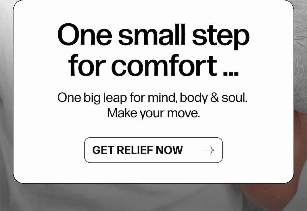 One small step for comfort …