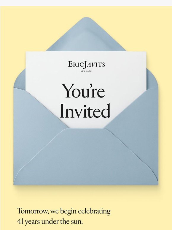 You're invited