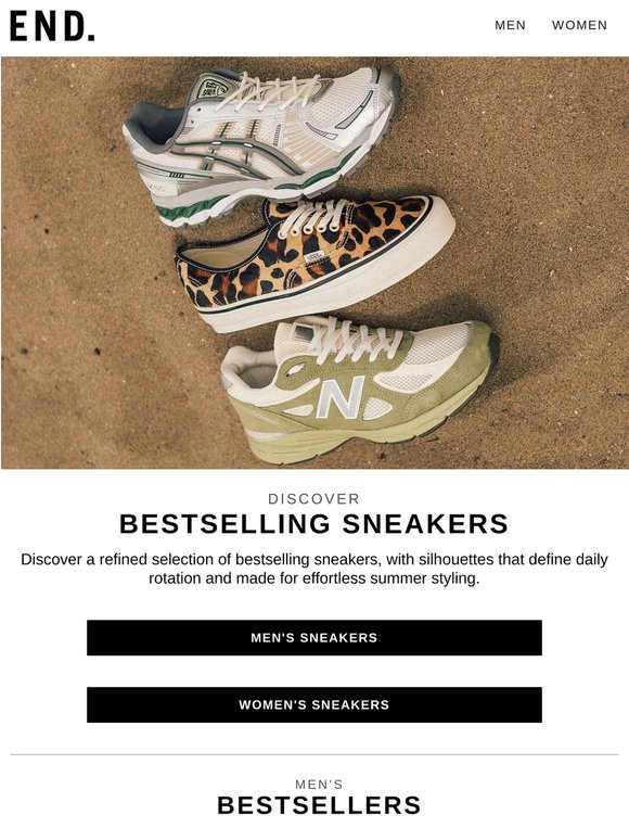 Bestselling sneaker styles | Nike, Salomon, and more