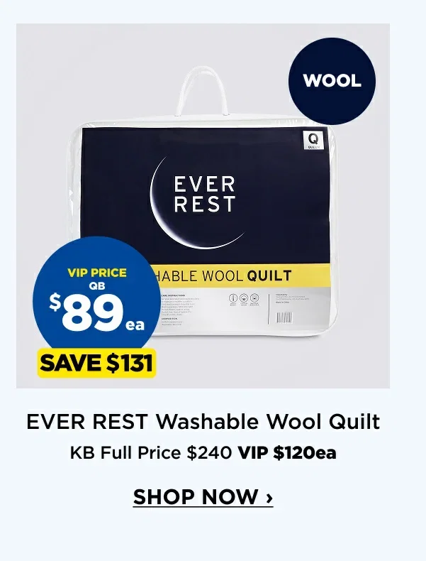 EVER REST Washable Wool Quilt