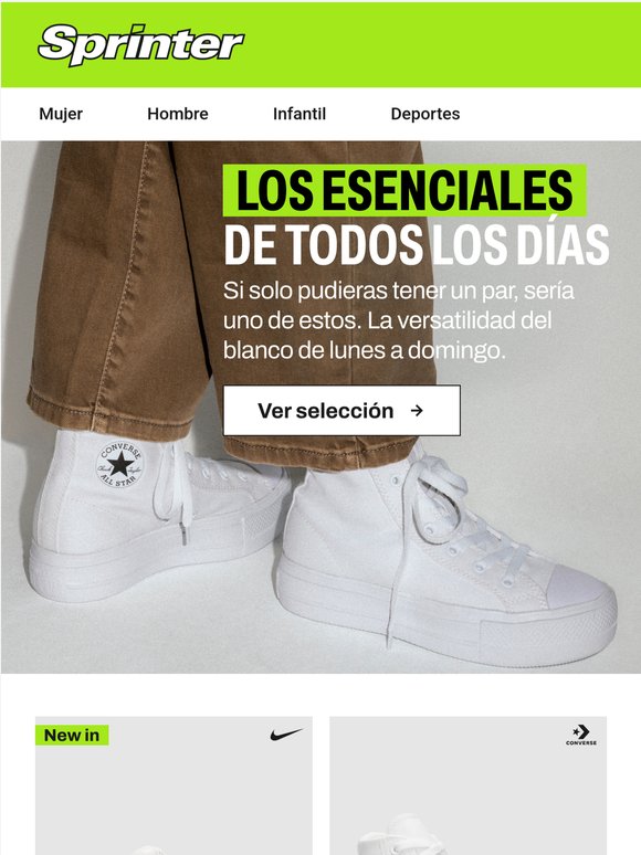 Zapatillas blancas: no fallan 🤍