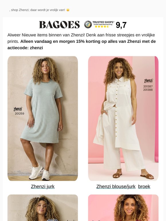 Ontdek ☀️ de nieuw Zhenzi collectie ☀️