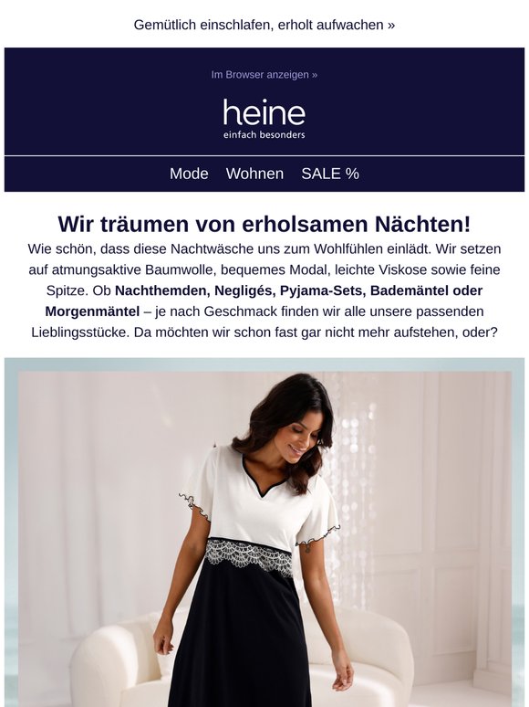 Diese Nachtwäsche sollten Sie entdecken! 🌙