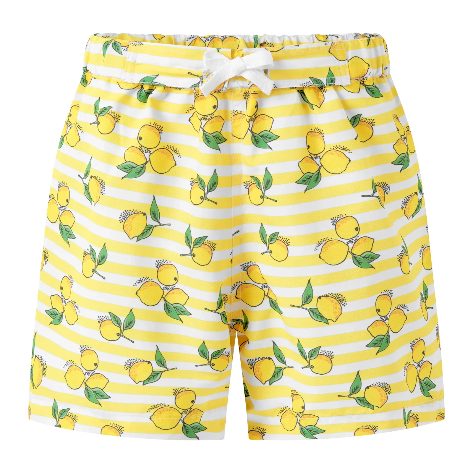 Lemon Stripe Swimshorts