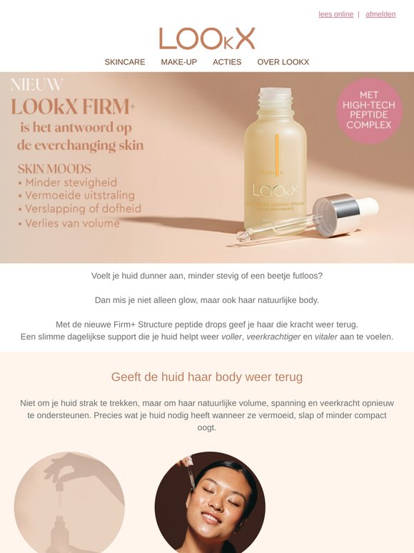 🆕Firm+ Structure peptide drops: Herstelt de veerkracht van je huid🏗️