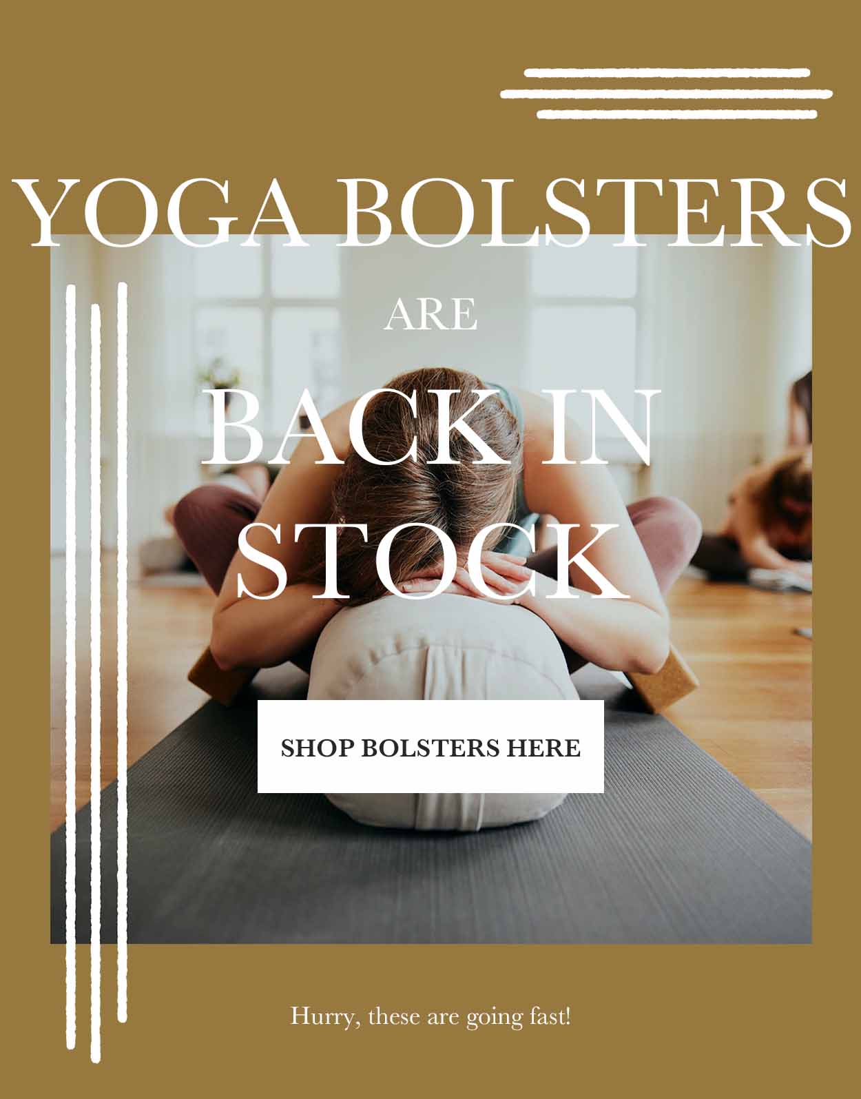 shop yoga bolsters