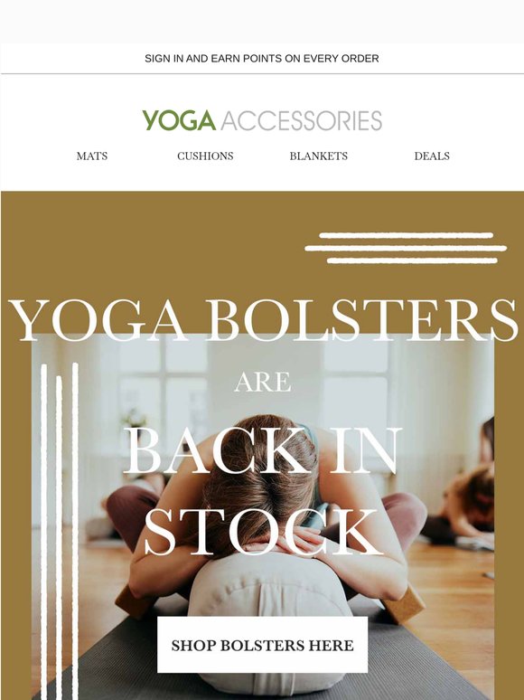 Restock Alert: Yoga Bolsters Have Returned