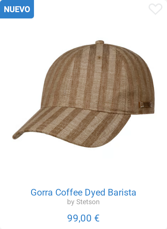 Gorra Coffee Dyed Barista by Stetson
