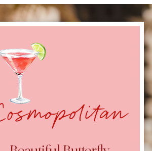 Cosmopolitan - Beautiful Butterfly Co-ord