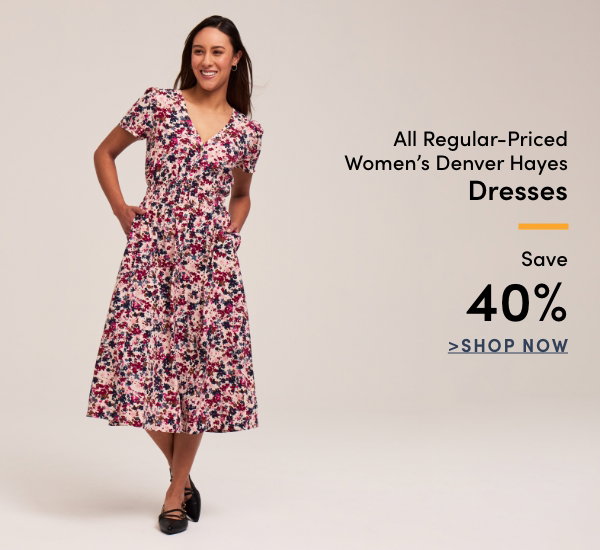 All Regular-Priced Women's Denver Hayes Dresses Save 40%