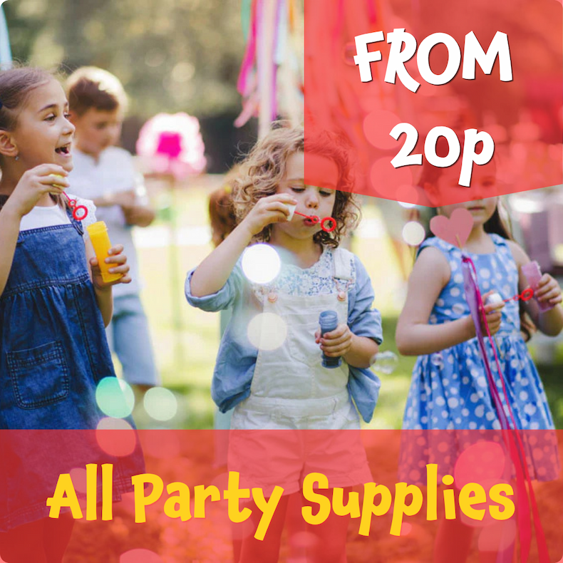 Kids party supplies from 20p