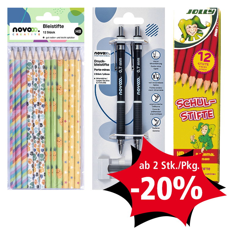 Bleistifte und Druckbleistifte