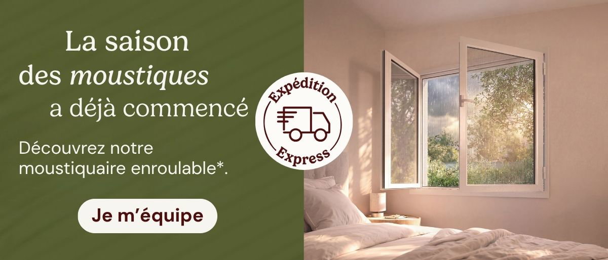 Moustiquaire enroulable : expédition express