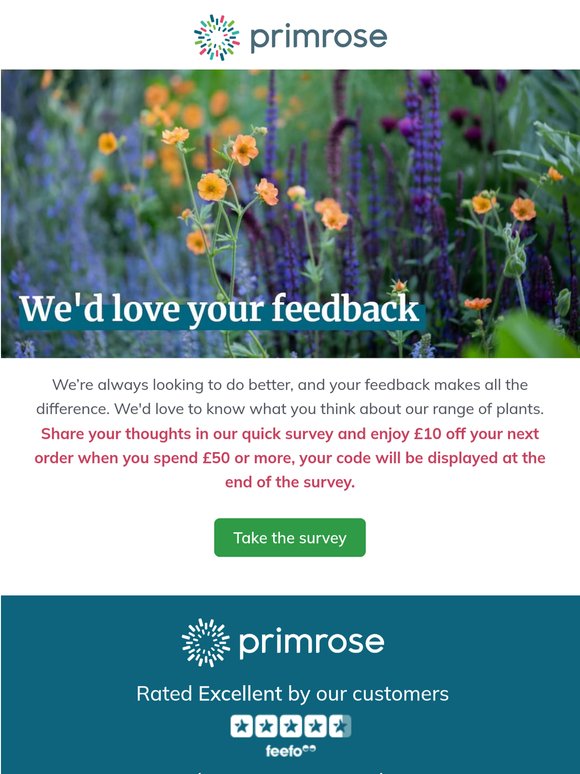 We'd love your feedback
