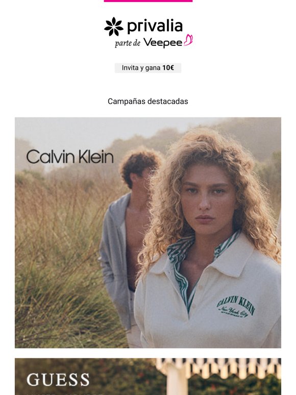 Calvin Klein, Guess, Popa Menorquinas, U.S. Polo Assn. Shoes, Thinking MU y más hoy en Privalia
