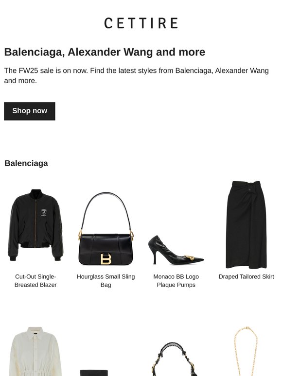 Balenciaga, Alexander Wang and more