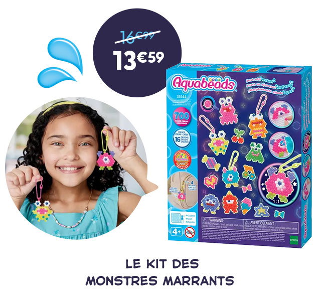 Le Kit des monstres marrants Aquabeads