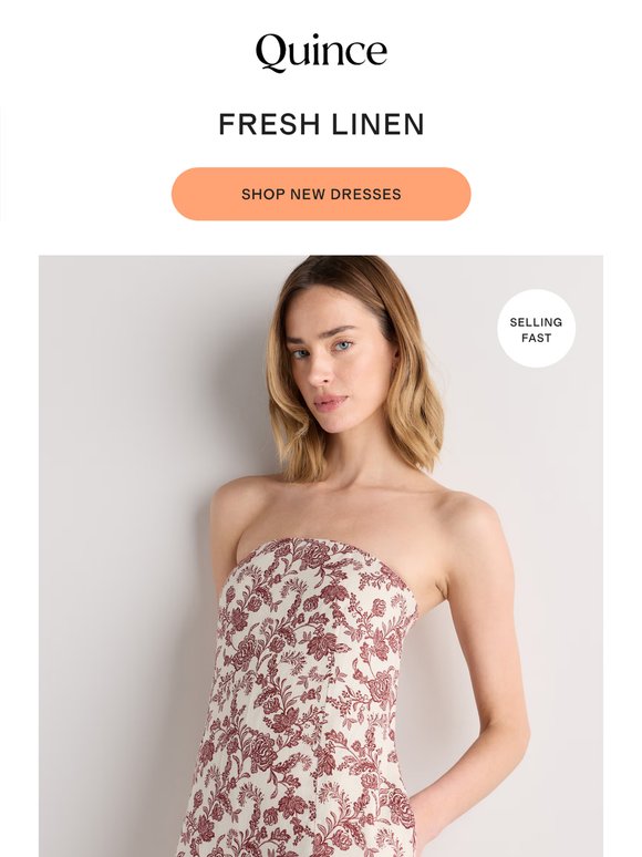 Quince: Limited edition linen just arrived | Milled