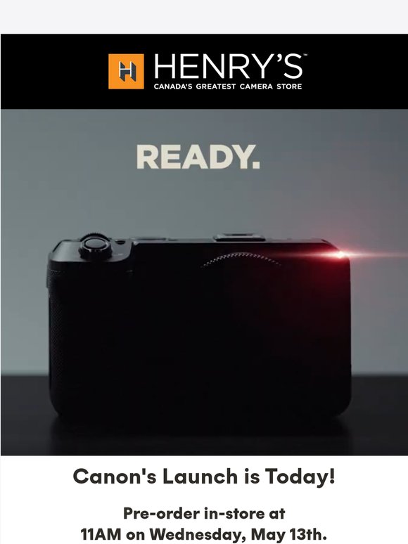 Canon's Launching TODAY