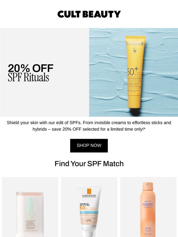 Find your SPF match ☀️