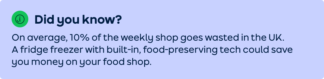 Did you know? On average, 10% of the weekly shop goes wasted in the UK.