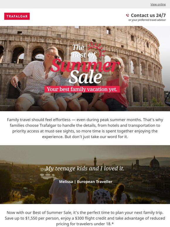 Families love traveling with Trafalgar—here’s why (and how to save)