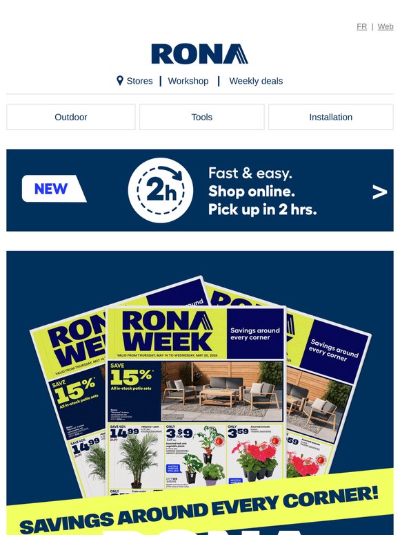 RONA WEEK is Back Tomorrow!