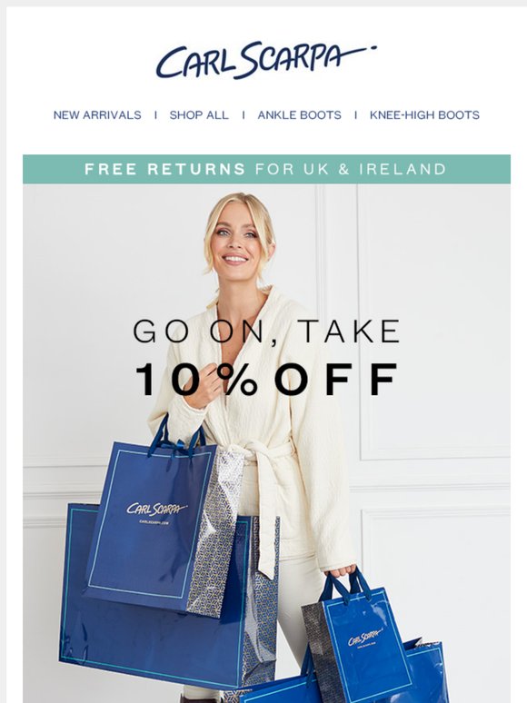Go On, Get 10% Off....