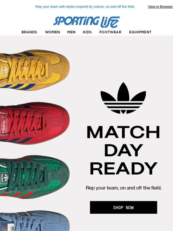 Get Match Day Ready with adidas