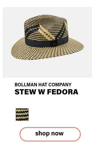Stew W Fedora by Bollman Hat Company﻿ 