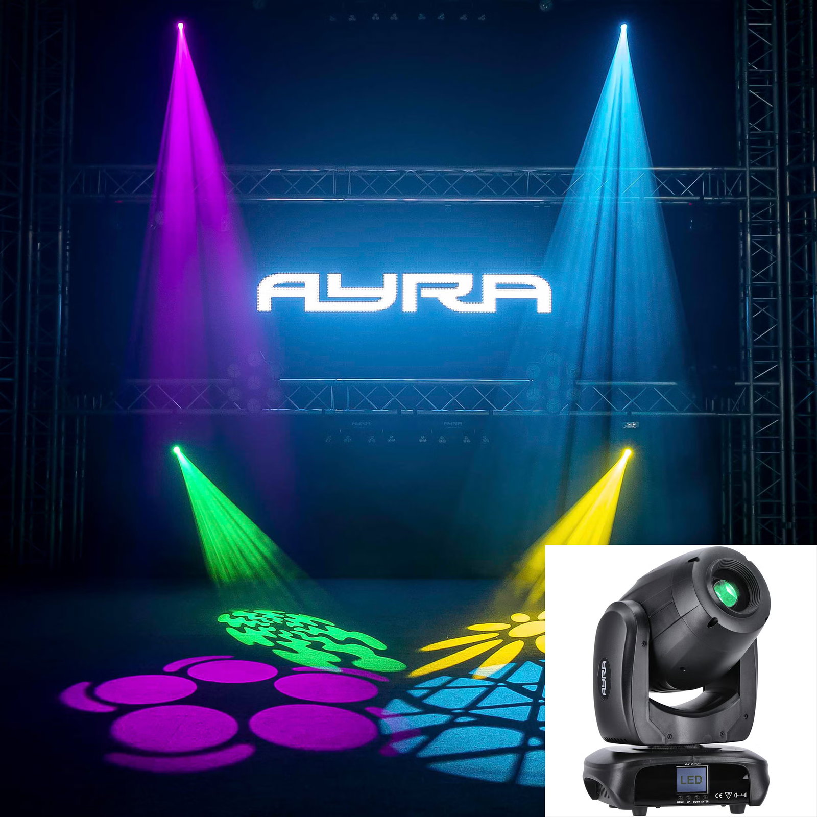 Ayra ERO 075 LED Moving Head, 75W