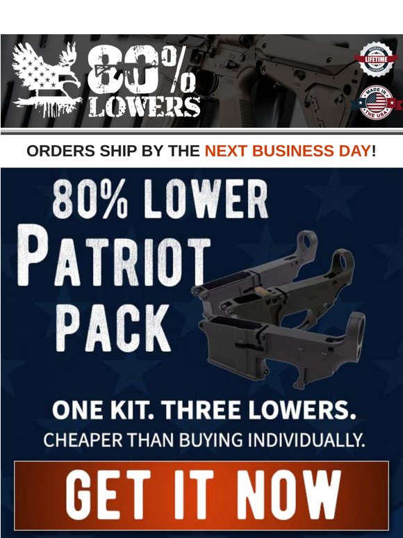 💰 3-for-1 DEAL on 80% Lowers!