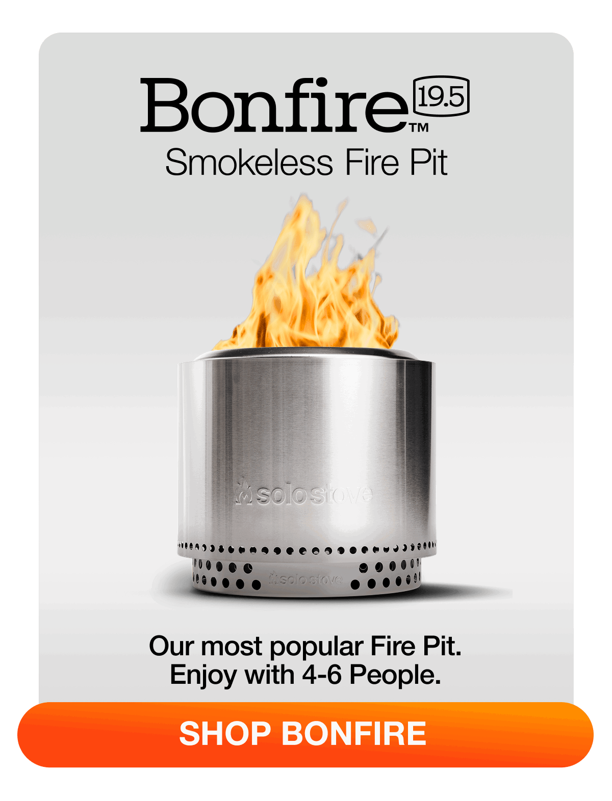 Bonfire 19.5 Fire Pit + Stand Bundle