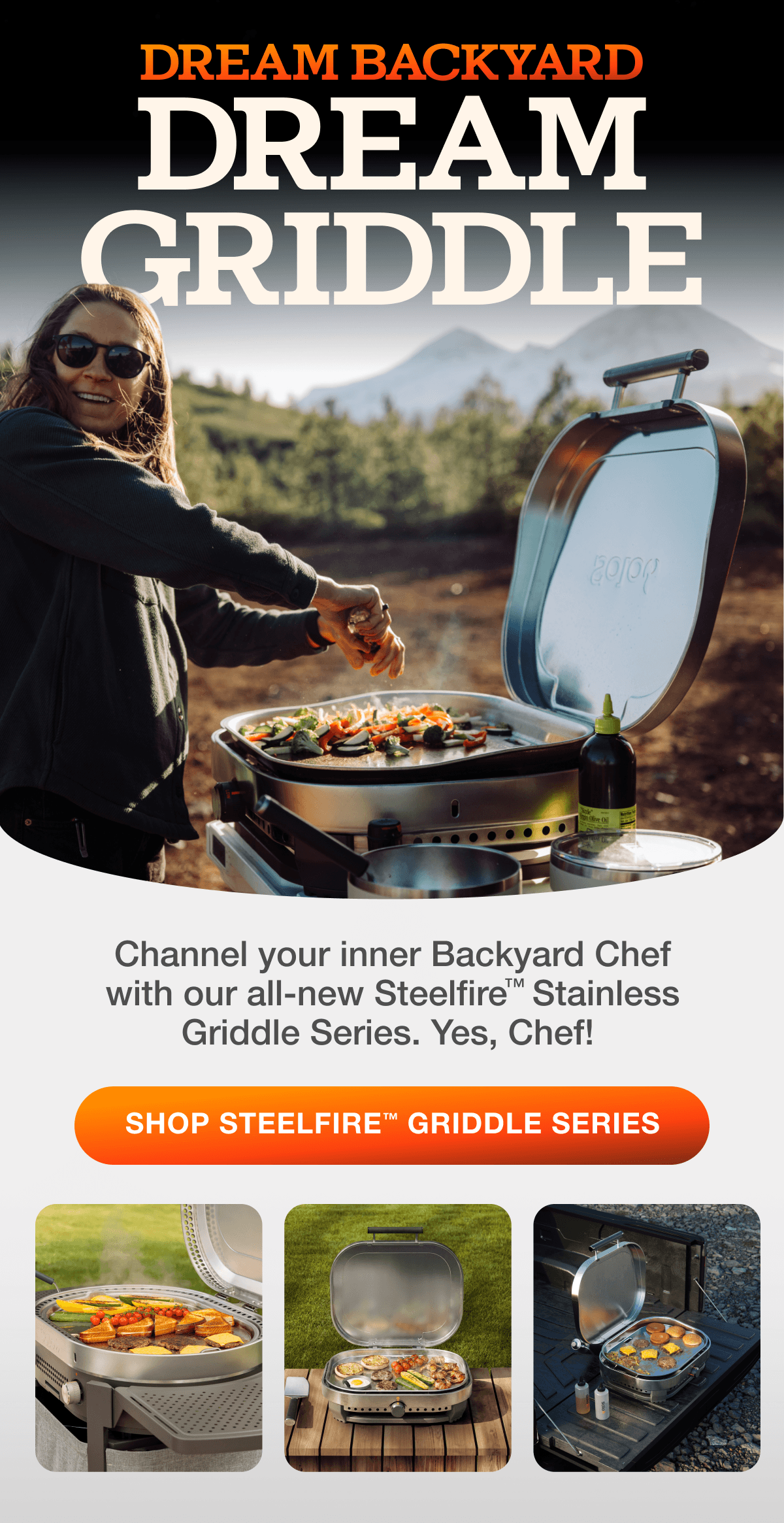 All-New Solo Steelfire™ Stainless Griddles