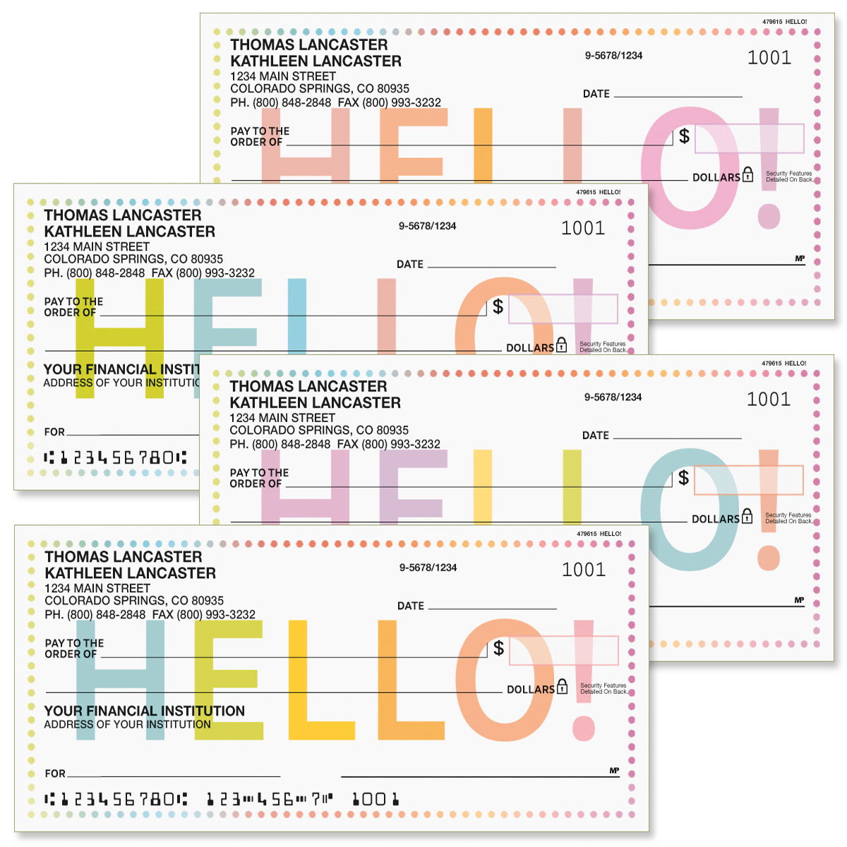 Image of Hello! Personal Checks