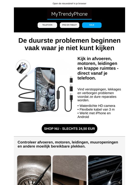Zie verborgen problemen voordat ze duur worden